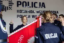 Ślubowanie nowych policjantów we Wrocławiu