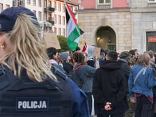 <p>Protest przeciw karze śmierci wprowadzonej w Izraelu, Wrocław 17.04.2026</p>