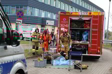 Akcja służb na SOR przy ul. Borowskiej po wykryciu niebezpiecznej substancji