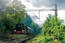 Jeden z wrocławskich retro pociągów