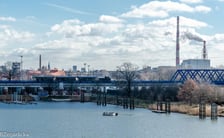 Jeden z wrocławskich retro pociągów