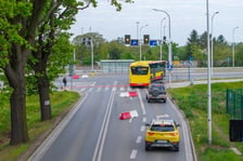 Zmiany na skrzyżowaniu Konduktorskiej z Buforową (zdjęcie z sobotniego poranka 9 maja 2026)