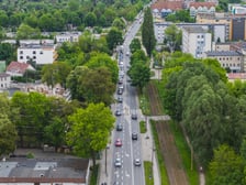 Korki na południu Wrocławia w pierwszy dzień roboczy po zamknięciu ul. Gazowej