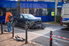 Wypadek ul. Ruska/Kazimierza Wielkiego