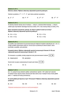 Egzamin ósmoklasisty 2026 z CKE: arkusz z matematyki
