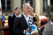 Konferencja prasowa na temat nawiązania współpracy przez MPWiK z Komendą Miejską Straży Pożarnej we Wrocławiu, 14 maja 2026