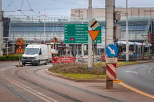 Wymiana zwrotnicy na Rondzie Reagana