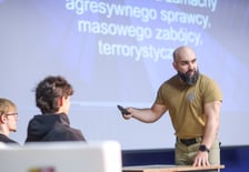 Szkolenie w ramach programu Bezpieczny Wrocław w ZS nr 1 we Wrocławiu