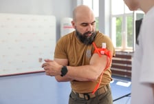 Szkolenie dla uczniów w Zespole Szkół nr 2 przy ul. Borowskiej w ramach programu Bezpieczny Wrocław