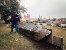 Widowisko AR Popelwitz - jedno z wydarzeń pikniku zorganizowanego z okazji Dni Odry