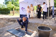Wmurowanie kamienia węgielnego pod Centrum Zdrowia Psychicznego przy ul. Stabłowickiej
