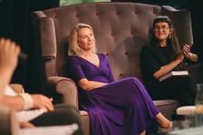 <p>Festiwal G&oacute;ry Literatury - Joanna Bator i Małgorzata Lebda, zdjęcie archiwalne.</p>