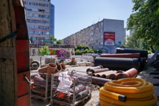 Ulica Gajowicka w trakcie przebudowy - maj 2026 rok