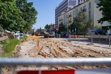 Ulica Gajowicka w trakcie przebudowy - maj 2026 rok
