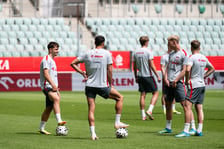 Sobotni trening biało-czerwonych  na Tarczyński Arena. W niedzielę mecz z Ukrainą