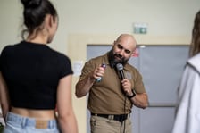 Szkolenie w ramach programu Bezpieczny Wrocław w II LO przy ul. Parkowej we Wrocławiu