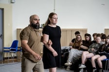 Szkolenie w ramach programu Bezpieczny Wrocław w II LO przy ul. Parkowej we Wrocławiu