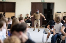 Szkolenie w ramach programu Bezpieczny Wrocław w II LO przy ul. Parkowej we Wrocławiu