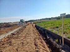 Postęp prac na odcinku trasy S8 - Kobierzyce Północ - Kobierzyce Południe.