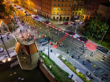 Biegacze na trasie Nocnego Półmaratonu 2026