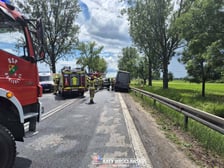 Wypadek na drodze krajowej nr 8 w rejonie Wierzbic na południe od Wrocławia, 7 czerwca 2026 r.