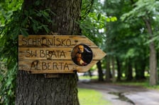 Przeprowadzka kur ze Schroniska dla Bezdomnych Zwierząt  do Schroniska dla Bezdomnych Mężczyzn im. Świętego Brata Alberta w Szczodrem