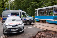 Służby na miejscu wypadku na Biskupinie 11 czerwca 2026