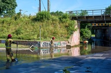 Zalany wiadukt przy ul. Słubickiej/Ścinawskiej - 12.06.2026 r.