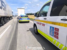 Kolizja dwóch ciężarówek na autostradzie A4 pod Wrocławiem - 16.06.2026 r.