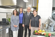 <p>Konferencja prasowa przedstawiająca projekt MENSA</p>