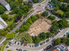 Na skwerze przy ul. Rybackiej prowadzone są prace archeologiczne
