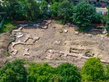 Na skwerze przy ul. Rybackiej prowadzone są prace archeologiczne