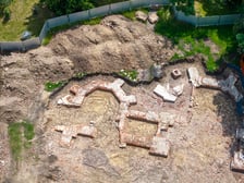Na skwerze przy ul. Rybackiej prowadzone są prace archeologiczne