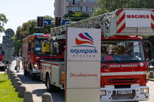 Aquapark Wrocław przy ul. Borowskiej, ewakuacja osób, 27 czerwca 2026 r.