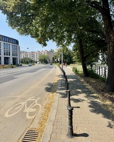 <p>Ulica Nowy Świat - stan obecny</p>