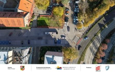 Wizualizacja przebudowanej ulicy Cieszyńskiego i wybudowanej drogi rowerowej na Nowym Świecie
