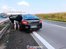 Wypadek na autostradzie A4 pod Wrocławiem - rozbite samochody i zablokowana droga / 30 czerwca 2026 r.