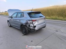 Wypadek na autostradzie A4 pod Wrocławiem - rozbite samochody i zablokowana droga / 30 czerwca 2026 r.