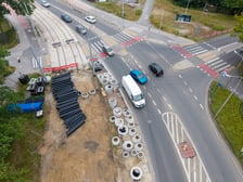 Budowa tramwaju na Swojczyce. Obecnie najwięcej dzieje się pomiędzy pętlą „Sępolno” a Mostami Chrobrego
