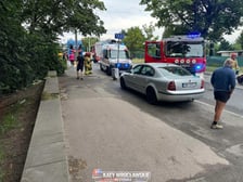 Wypadek na ulicy Opolskiej