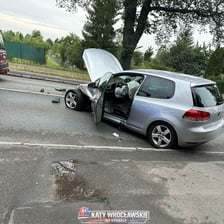 Wypadek na ulicy Opolskiej