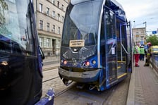 Wypadek dwóch tramwajów na skrzyżowaniu Małachowskiego z Pułaskiego - 7 lipca 2027 r.