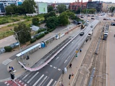 Remont zatoki autobusowej na przystanku „Jana Pawła II”
