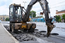 Remont zatoki autobusowej na przystanku „Jana Pawła II”