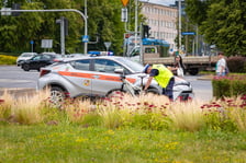 Potrącenie rowerzysty przy ul. Kwidzyńskiej