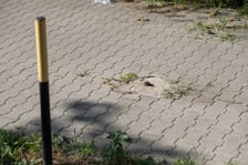 <p>Z uwagi na brak dojazdu, strażacy tracili czas na szukanie alternetywnej drogi i usuwanie słupk&oacute;w</p>