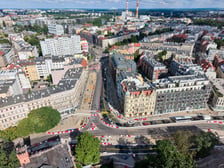 Nowa organizacja ruchu w rejonie Drobnera i Dubois. Od soboty 11 lipca kierowcy jeżdżą po nowo wybudowanych jezdniach