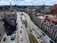 Ulica Kazimierza Wielkiego jest zwężona od soboty 11 lipca do czwartku 16 lipca