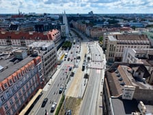 Ulica Kazimierza Wielkiego jest zwężona od soboty 11 lipca do czwartku 16 lipca