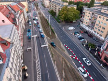 Ulica Kazimierza Wielkiego jest zwężona od soboty 11 lipca do czwartku 16 lipca